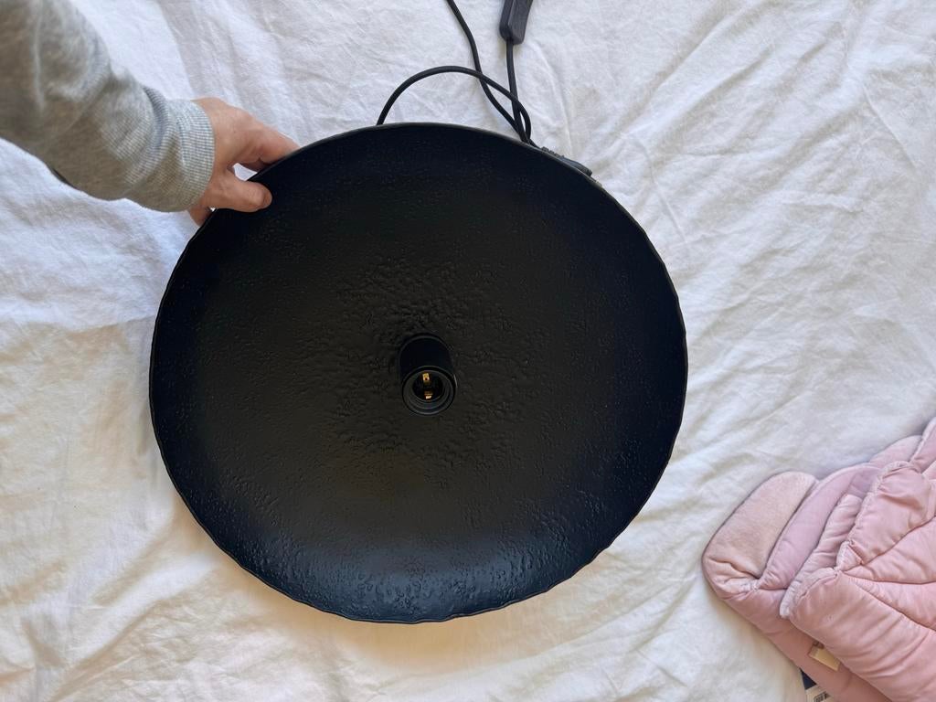 Casa Gitane Zwarte wandlamp - Industriële stijl, Ophalen of Verzenden, Zo goed als nieuw, Metaal, Minder dan 50 cm