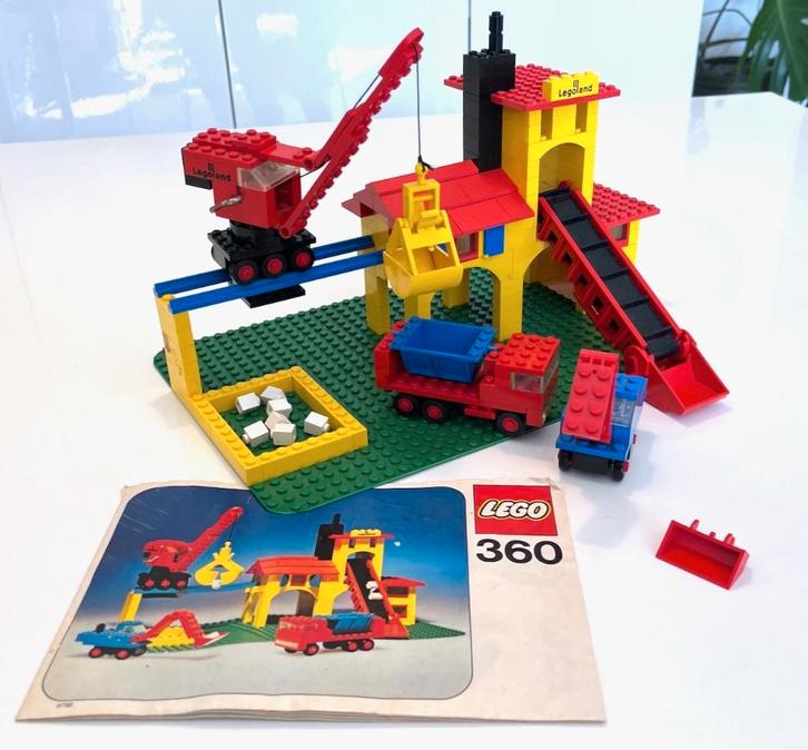 360 Lego Legoland Grindgroeve, Kinderen en Baby's, Speelgoed | Duplo en Lego, Gebruikt, Lego, Complete set, Ophalen of Verzenden