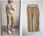Zilch - schitterende broek - geel bloemen - maat M, Kleding | Dames, Broeken en Pantalons, Maat 38/40 (M), Verzenden, Geel, Zo goed als nieuw