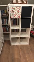 Twee IKEA Kallax vakkenkasten 2x4 - Ophalen in Bussum, Ophalen, Gebruikt, 100 tot 150 cm, 50 tot 100 cm