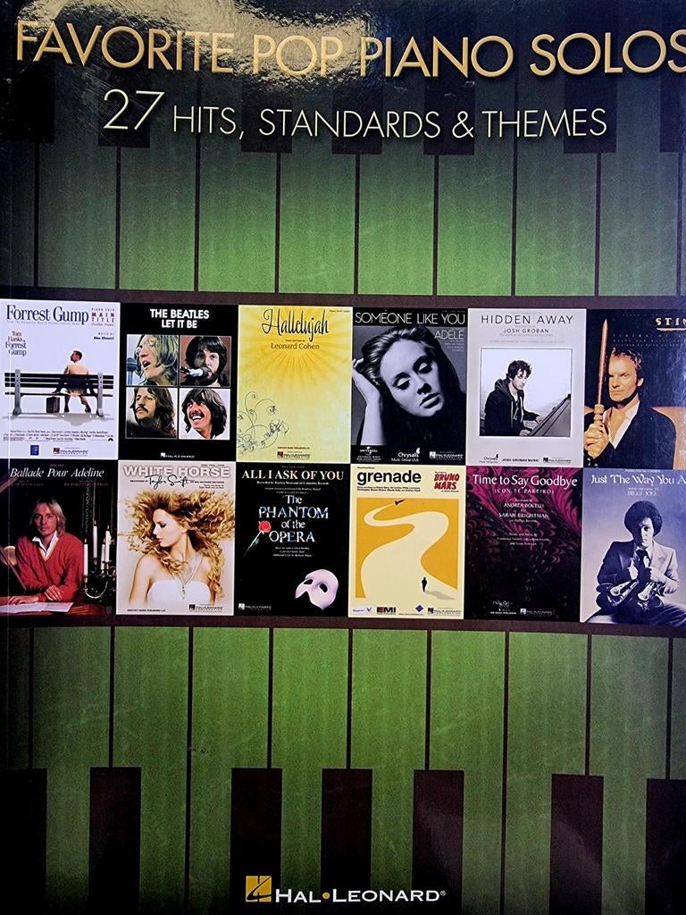 Favorite Pop Piano Solos bladmuziek.  27 hits., Ophalen of Verzenden, Zo goed als nieuw, Artiest of Componist, Piano