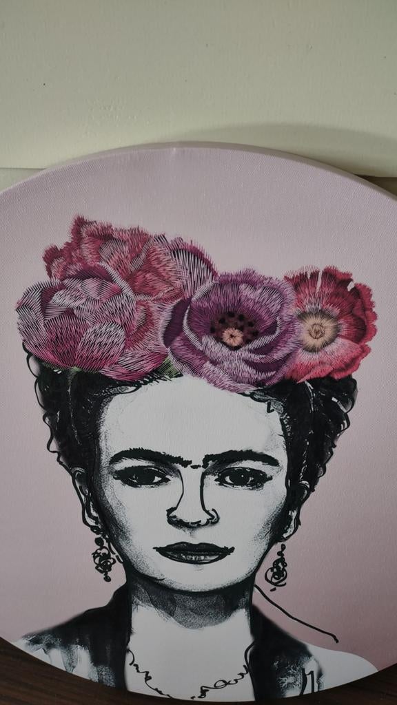 Frida Kahlo canvas doek, Mexicaans kunst, Ophalen of Verzenden