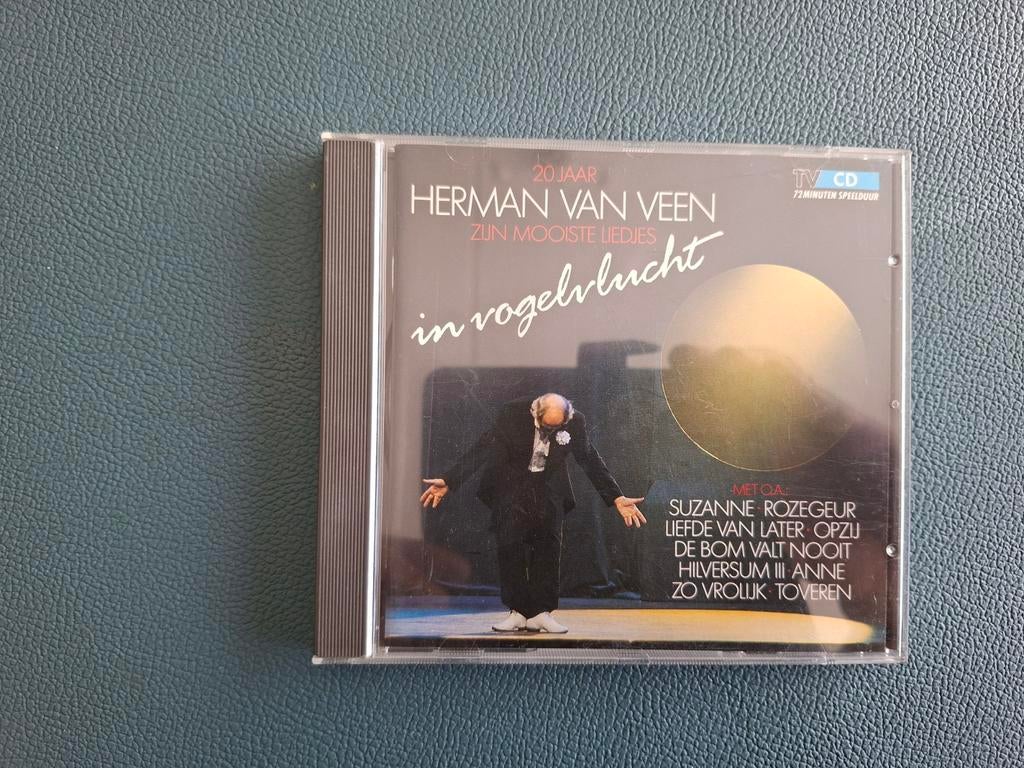 Herman van veen in vogelvlucht album, Cd's en Dvd's, Ophalen of Verzenden, Zo goed als nieuw, Levenslied of Smartlap