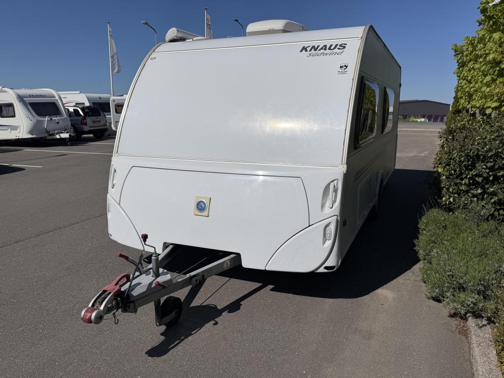 Knaus Sudwind 550 FSK Mover,Voortent,Airco,Stapelbed, Rondzit, Overige typen, Schokbreker, Bedrijf