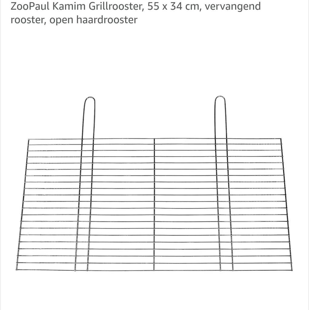 GEZOCHT Grillrooster 55x34 cm  pizzaoven/BBQ met handvaten, Ophalen of Verzenden