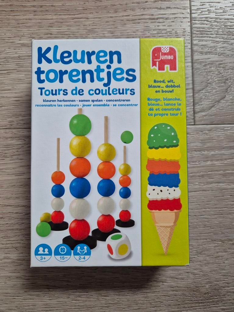 Jumbo kleuren torentjes spel, Ophalen of Verzenden, Zo goed als nieuw