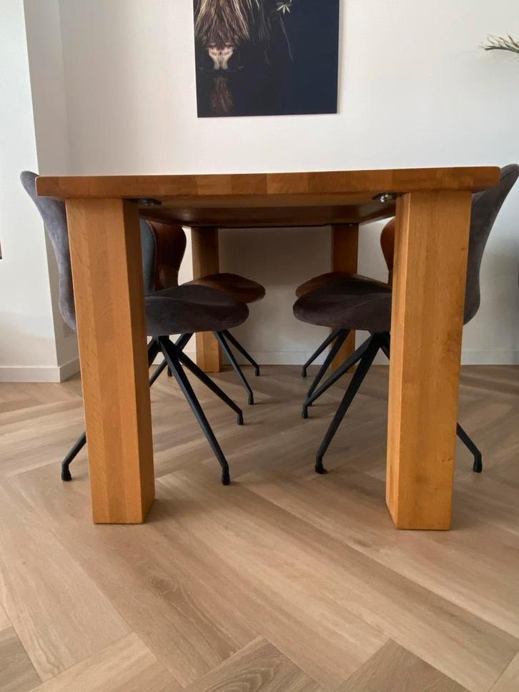 Eetkamertafel - Zo goed als nieuw, Huis en Inrichting, Tafels | Eettafels, Zo goed als nieuw, 50 tot 100 cm, 150 tot 200 cm, Vier personen