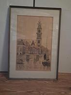 Jaap Hillenius  - Westertoren in Amsterdam, Antiek en Kunst, Ophalen
