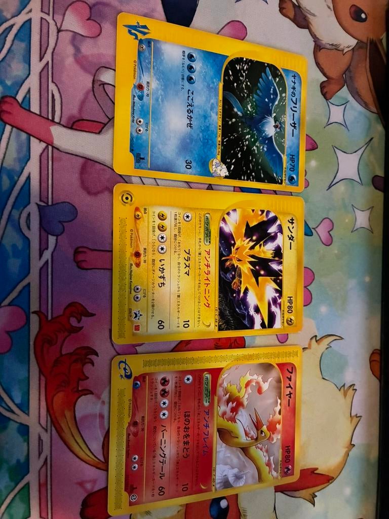 Legendary Bird Setje Articuno & Zapdos & Moltres, Ophalen of Verzenden, Zo goed als nieuw