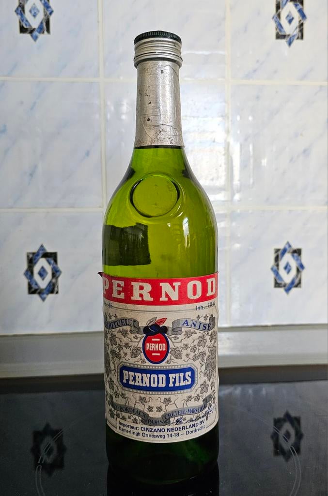 Vintage Pernod Fils anijsdrank 1970, Verzamelen, Ophalen of Verzenden