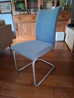 6 Eetkamerstoelen van het Italiaanse designmerk Tonon, Ophalen, Gebruikt, Stof, Vijf, Zes of meer stoelen