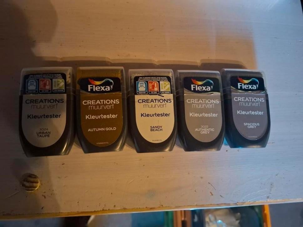 Flexa Creations muurverf kleurtesters, Ophalen of Verzenden