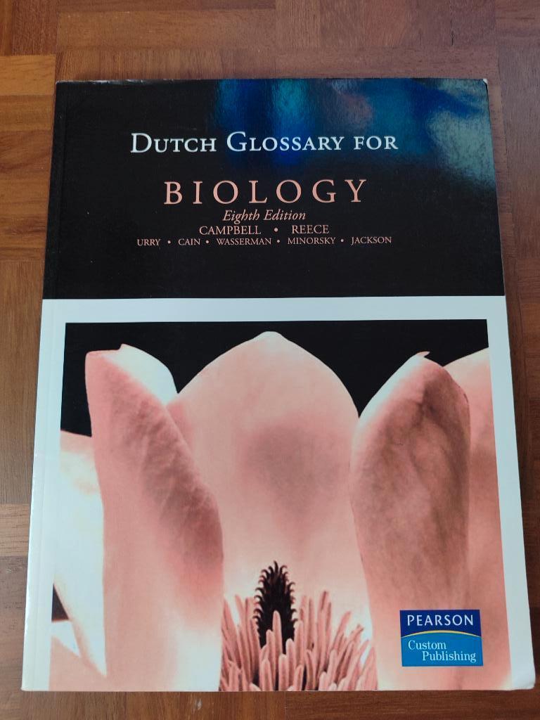 Studieboek WO Biologie; Dutch Glossary for Biology, Boeken, Ophalen of Verzenden, Beta, Zo goed als nieuw, WO