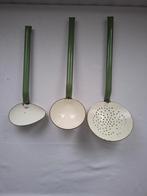 5  stuks oude emaille lepels, Antiek en Kunst, Ophalen of Verzenden