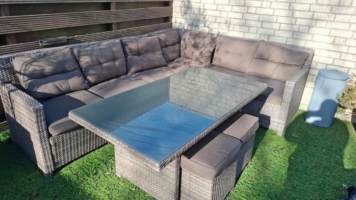 Loungeset 5 delig Garden Impressions + GRATIS opbergbox, Tuin en Terras, Tuinsets en Loungesets, Zo goed als nieuw, Loungeset