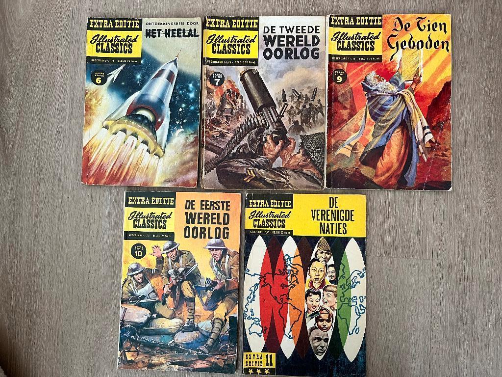 Illustrated Classics extra editie 5 stuks, Boeken, Stripboeken, Meerdere stripboeken, Ophalen of Verzenden, Gelezen