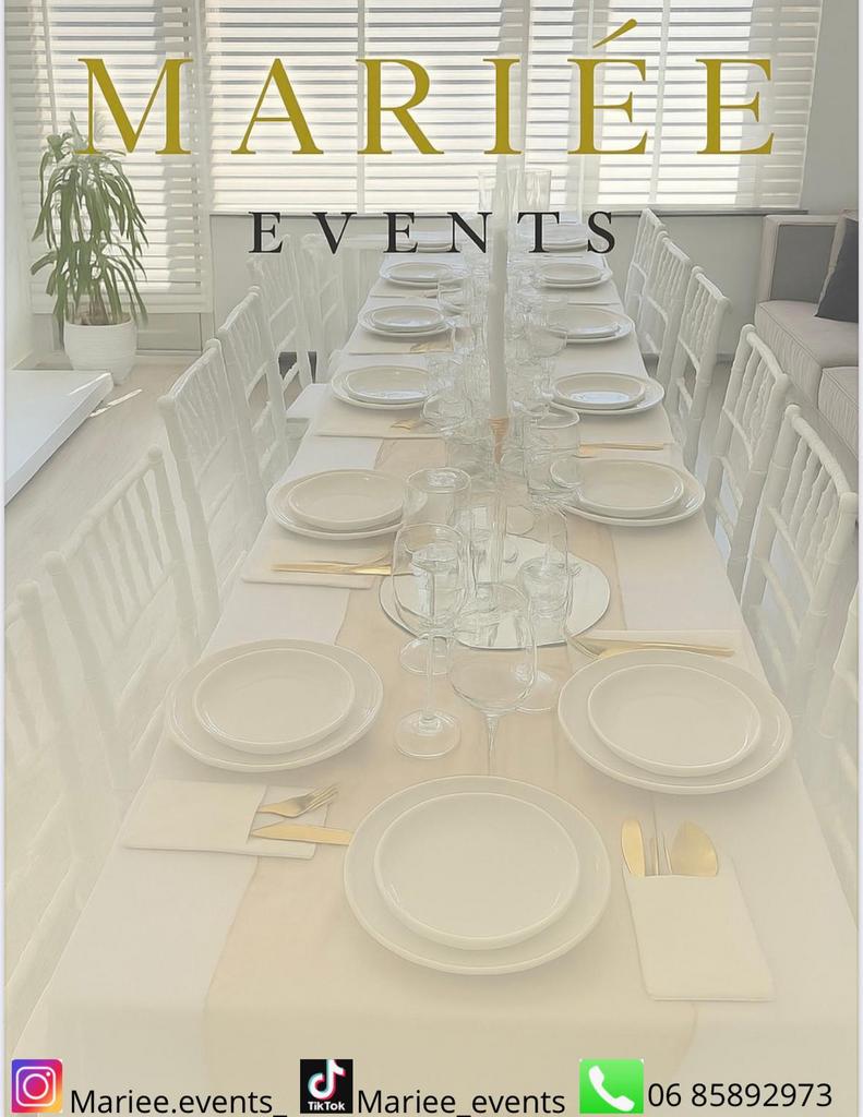 Tafels & Stoelen Verhuur Amsterdam | Servies | Decoratie |, Ophalen of Verzenden