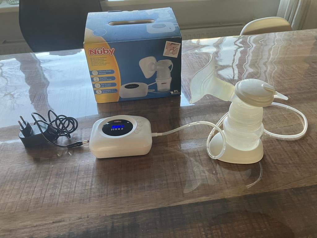 Nuby elektrische borstkolf enkel, Ophalen of Verzenden, Gebruikt, Borstkolf