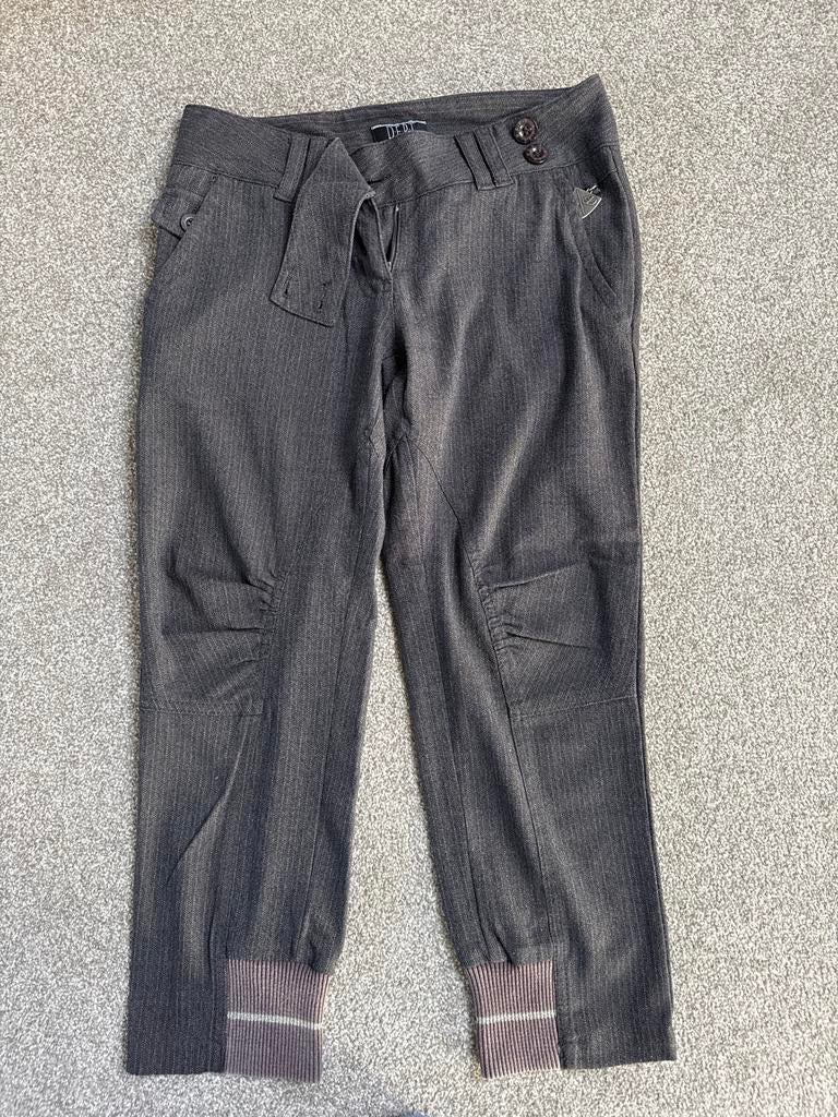 Dept driekwart broek met streepjespatroon en boorden, Bruin, Ophalen of Verzenden, Zo goed als nieuw, Driekwart