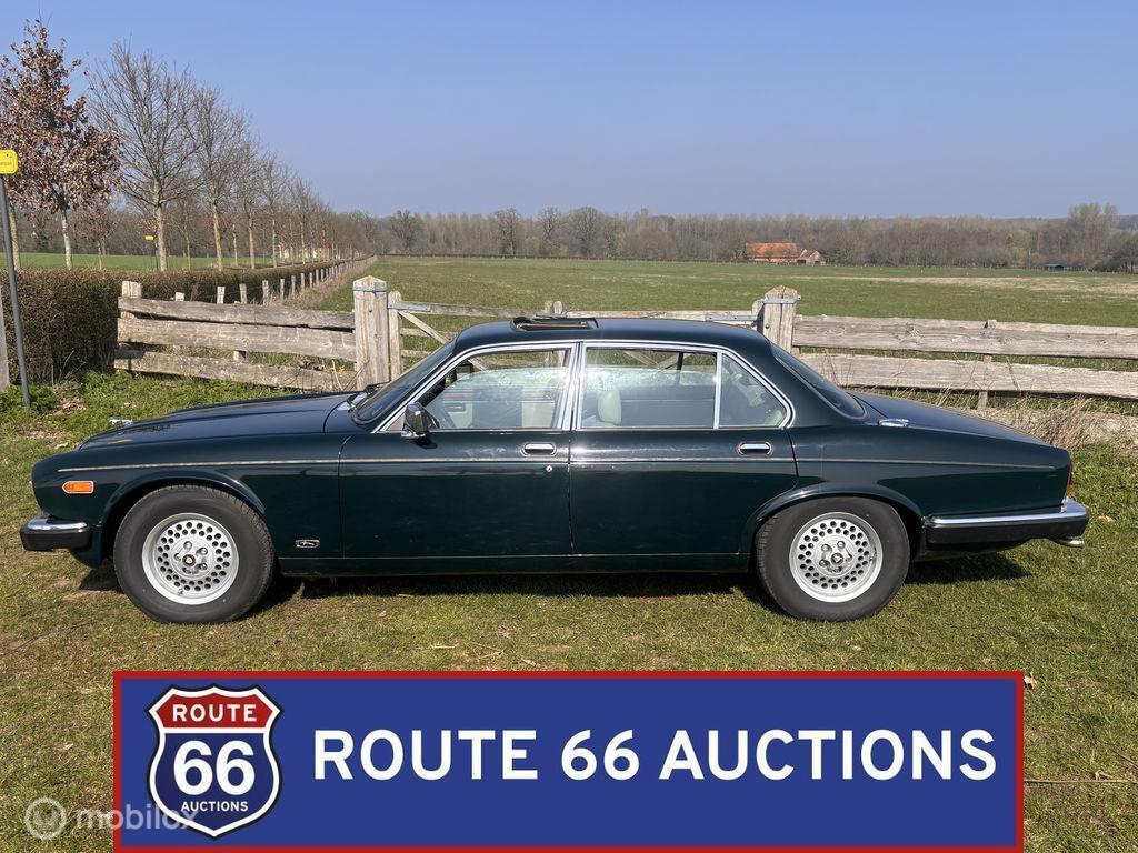 Jaguar XJ12 Sovereign | 1992 | Route 66 Auctions, Auto's, Overige carrosserieën, Zwart, Bedrijf, Handgeschakeld