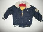 jas maat 80 donker blauw met capuchon, Kinderen en Baby's, Babykleding | Maat 80, Ophalen of Verzenden, Zo goed als nieuw, Jongetje