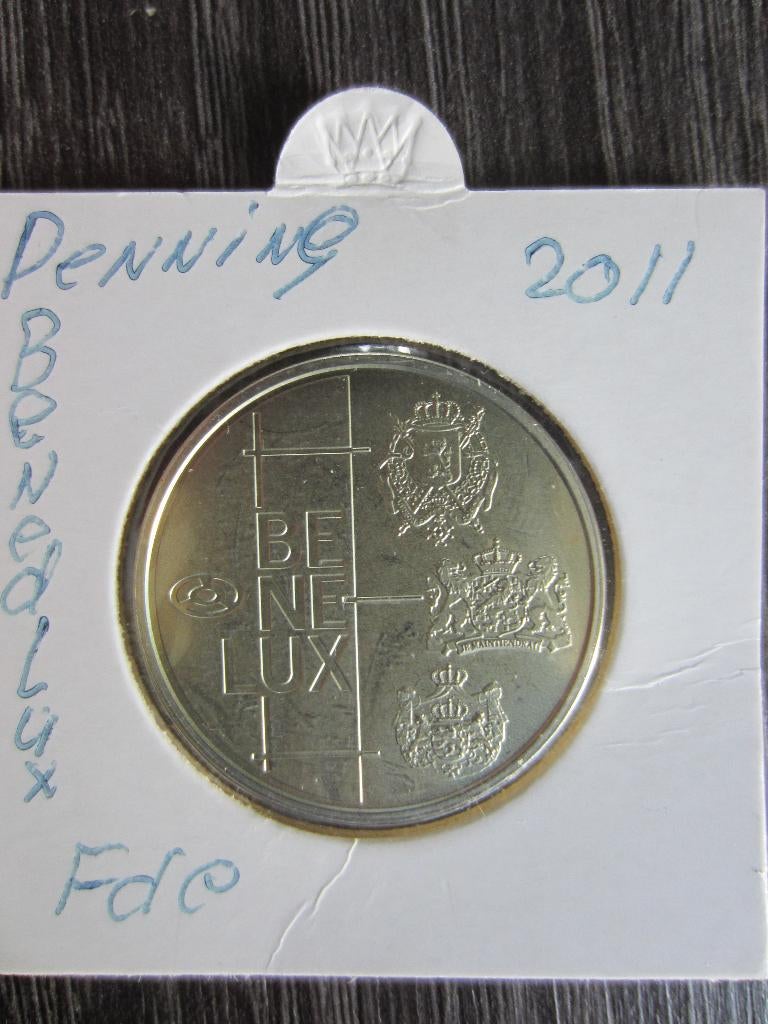 Te Koop  Herdenkingspenning  België Nederland Luxemburg, Ophalen of Verzenden, Overige landen, Losse munt