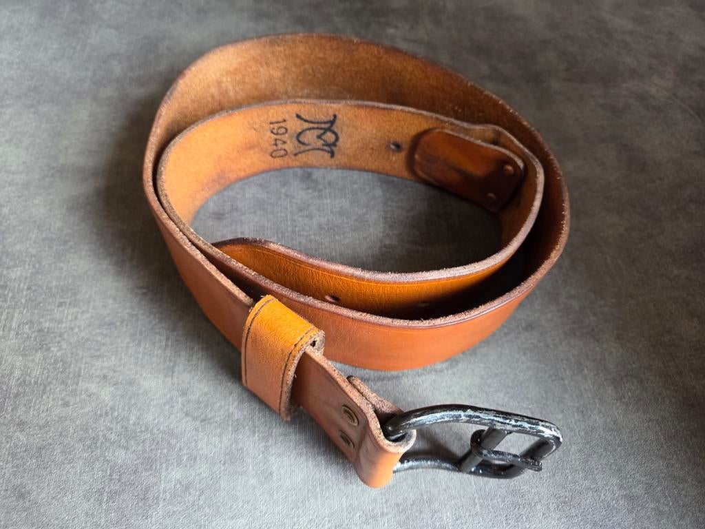 Repro Nederlandse M.15 manschappen koppelriem, Verzamelen, Militaria | Tweede Wereldoorlog, Ophalen of Verzenden, Landmacht, Nederland