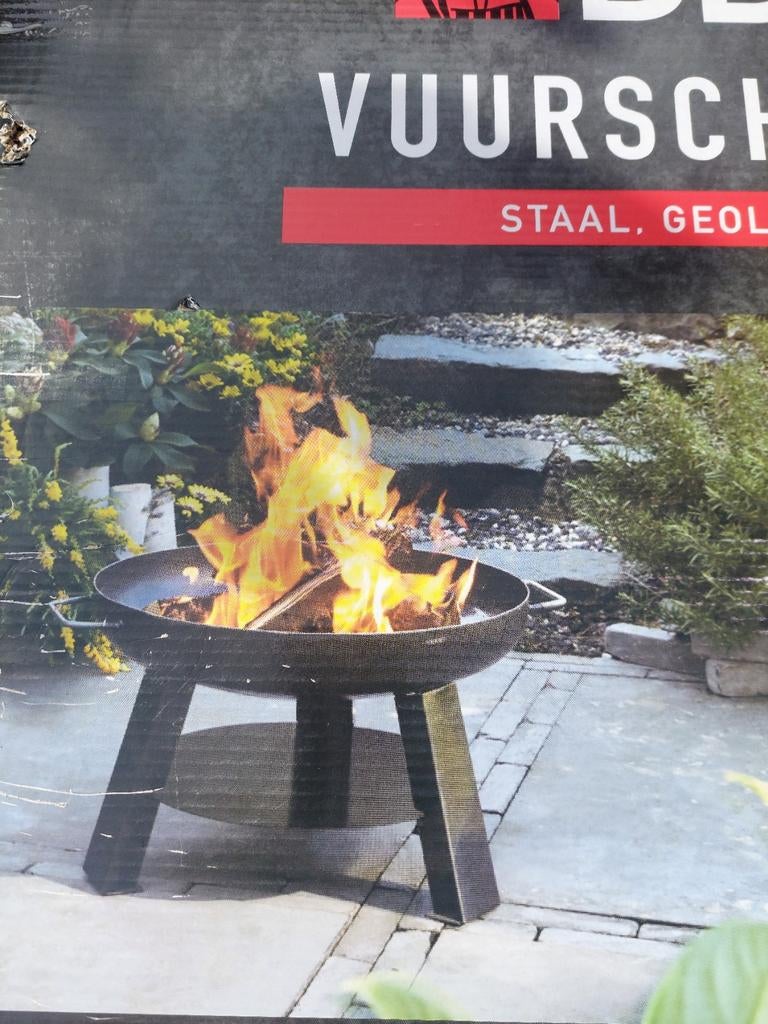 Te koop nieuw staal vuurschaal, Ophalen of Verzenden, Nieuw