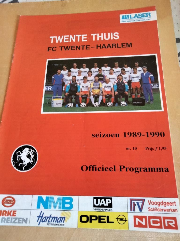 Fc twente-haarlem 89-99, Ophalen of Verzenden, Gebruikt, F.C. Twente, Boek of Tijdschrift