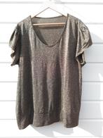 Brons kleurig glitter t shirt mt 46, Joanna, Overige kleuren, Maat 46/48 (XL) of groter, Ophalen of Verzenden