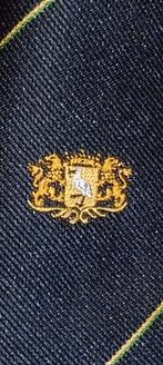 Den Haag 's-Gravenhage stropdas Gemeente Wapen Ooievaar, Ophalen of Verzenden, Nieuw, Blauw