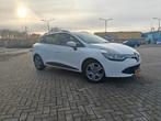 Renault Clio 1.5 DCI Estate 2015 Wit, Auto's, Renault, Voorwielaandrijving, Euro 5, Stof, Zwart