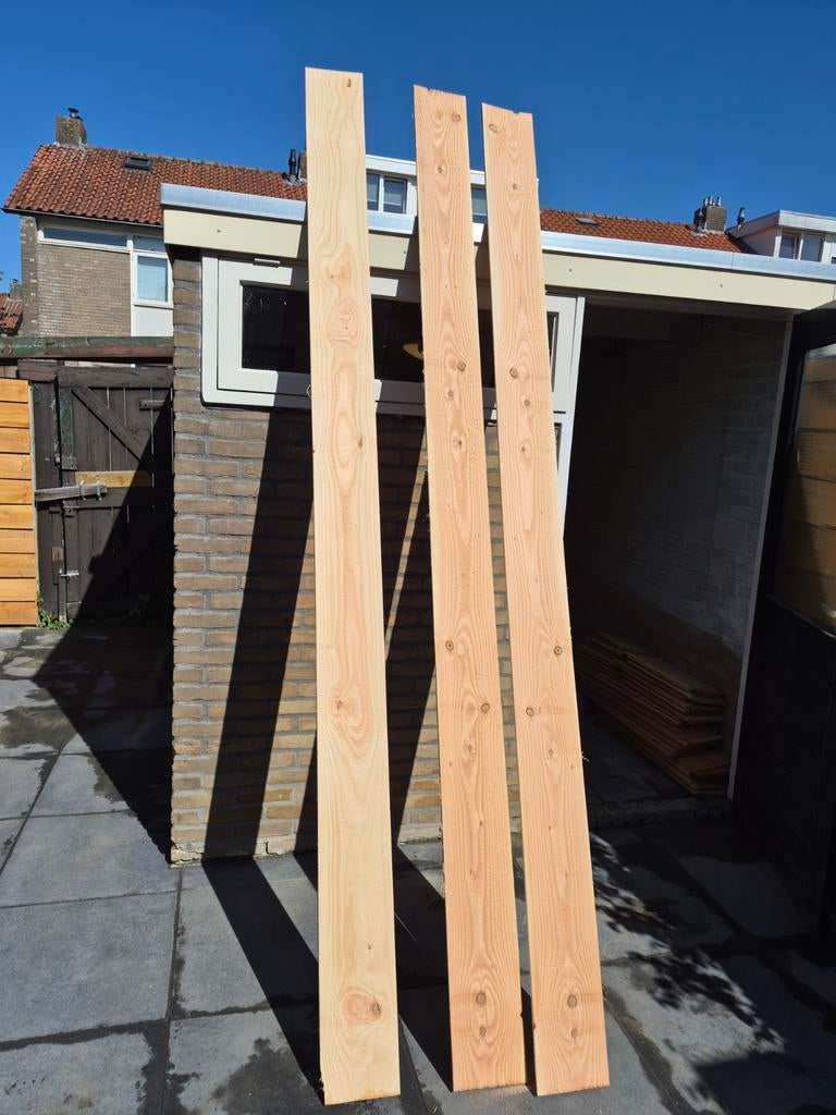 Douglas Zweeds Rabat - 3 meter planken, Ophalen, 25 tot 50 mm, Nieuw, Plank