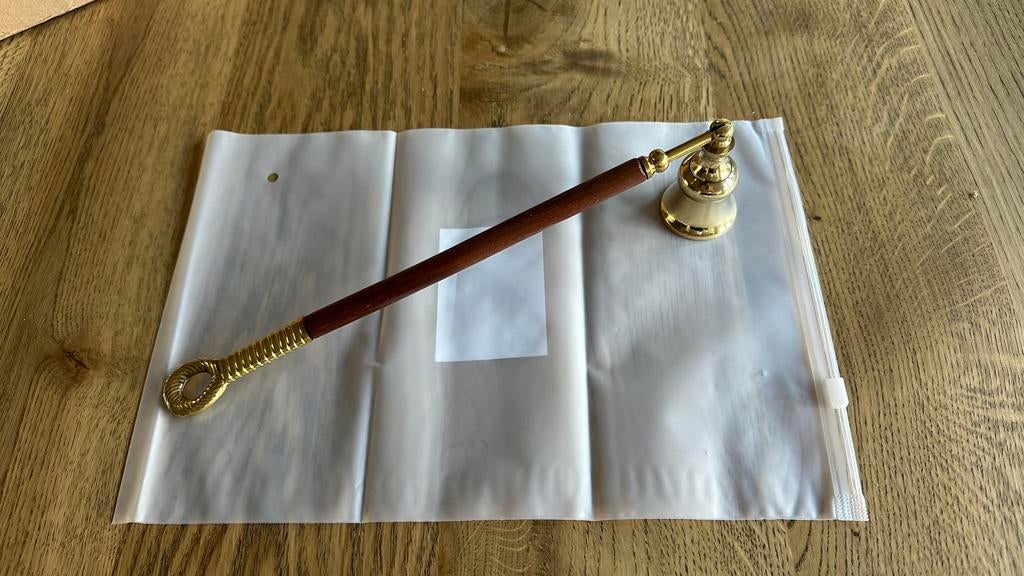 Mooie Kaarsenblusser - Nieuw, Ophalen of Verzenden, Zo goed als nieuw, Overige materialen, Minder dan 25 cm