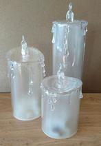 SET HOLOGRAFISCHE LEDKAARSEN, Kunststof, Verzenden, Zo goed als nieuw, Kaars