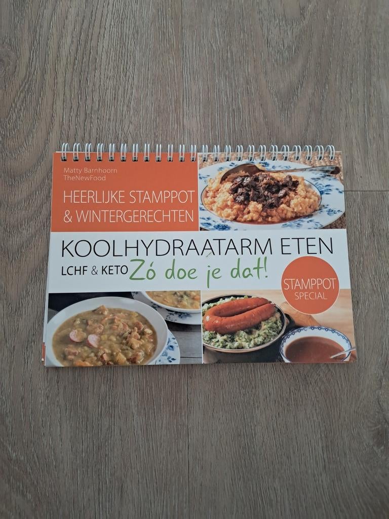 Koolhydraatarm Eten: Heerlijke Stamppot & Wintergerechten, Hoofdgerechten, Ophalen of Verzenden, Zo goed als nieuw, Matty Barnhoorn