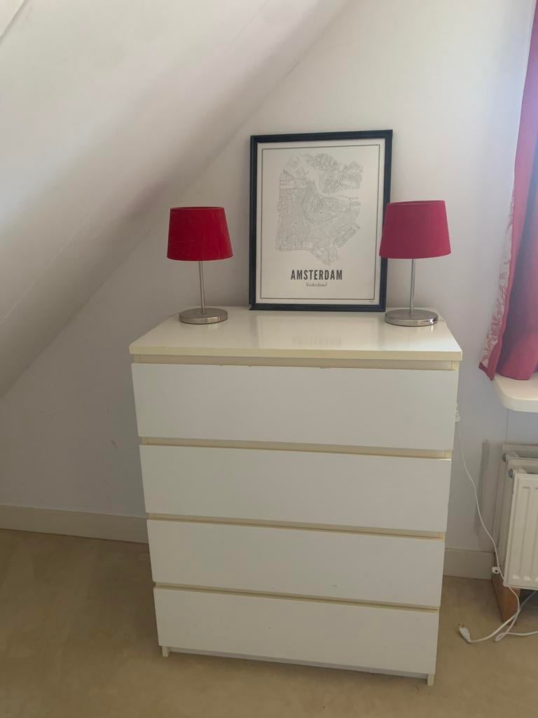 IKEA MALM ladenkast (100x80x48cm), Ophalen, 50 tot 100 cm, Zo goed als nieuw, 3 of 4 laden
