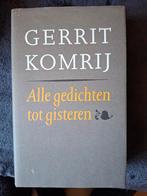 Alle gedichten tot gisteren Gerrit Komrij, Ophalen of Verzenden, Zo goed als nieuw, Gerrit Komrij