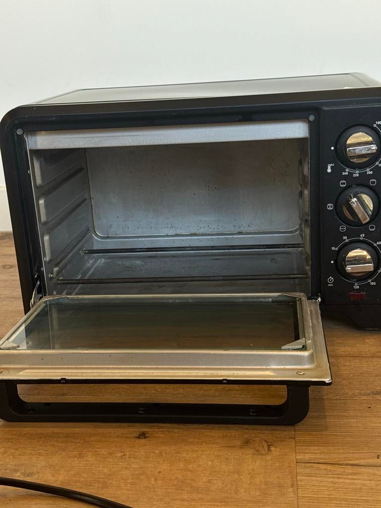 Compacte mini oven, goede staat, recentelijk gereinigd, Ophalen, Minder dan 45 cm, Gebruikt, Oven