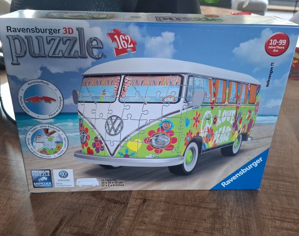 3D puzzel vw bus., Ophalen of Verzenden, Nieuw, Knutselwerk
