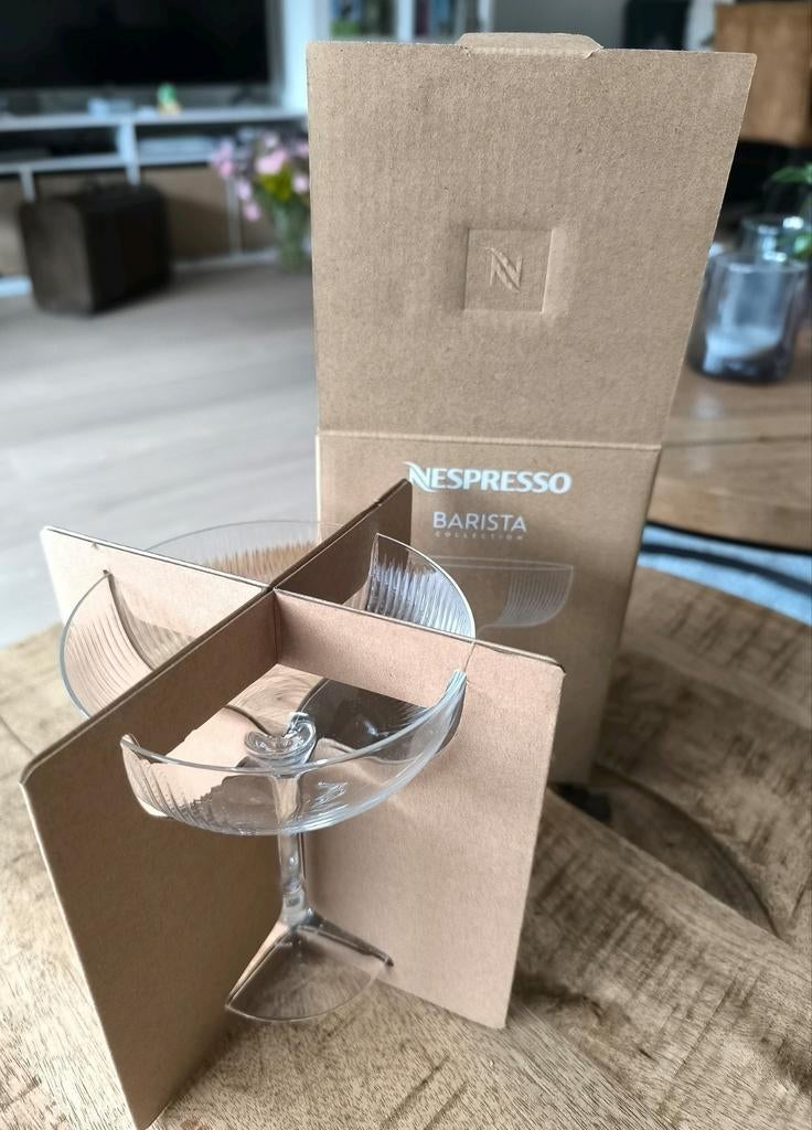 Nespresso Barista Mixologist Stemmed Glass, Glas of Glazen, Nieuw, Ophalen of Verzenden, Glas