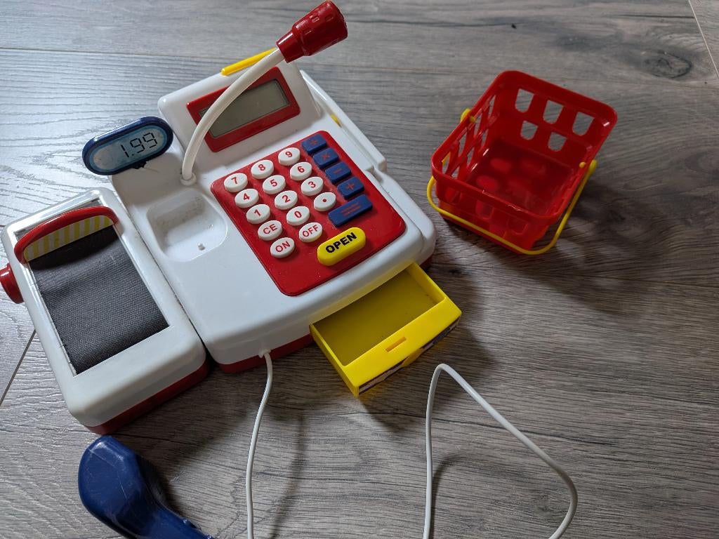 Speelgoed kassa, Kinderen en Baby's, Speelgoed | Educatief en Creatief, Ophalen of Verzenden, Gebruikt, Ontdekken