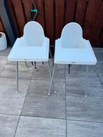 Twee IKEA kinderstoelen met afneembaar eetblad, Kinderen en Baby's, Kinderstoelen, Ophalen, Gebruikt, Overige typen, Afneembaar eetblad
