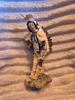 Indianen beeldje met tomahawk, Ophalen of Verzenden, Gebruikt, Mens