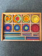 Houten sorteerspel met kleurrijke vormen, Ophalen of Verzenden, Gebruikt, Puzzelen