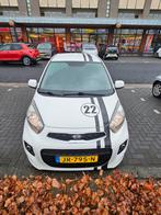 Kia Picanto 1.0 Cvvt 5-DRS 2016 Wit, Auto's, Stof, Zwart, 4 stoelen, Wit