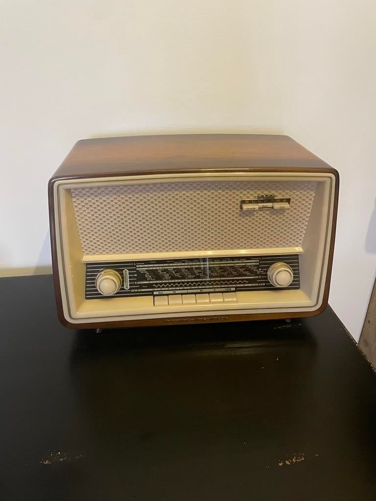Vintage Nordmende Elektra Radio - Klassieke Buizenradio, Ophalen, Zo goed als nieuw, Radio