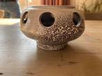 Krokuspot jaren 60 70 fat lava, Rond, Ophalen of Verzenden, Zo goed als nieuw, Aardewerk