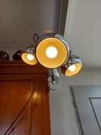 Vintage jaren '60 chromen plafondlamp Italiaans design., Huis en Inrichting, Lampen | Plafondlampen, Ophalen of Verzenden, Gebruikt