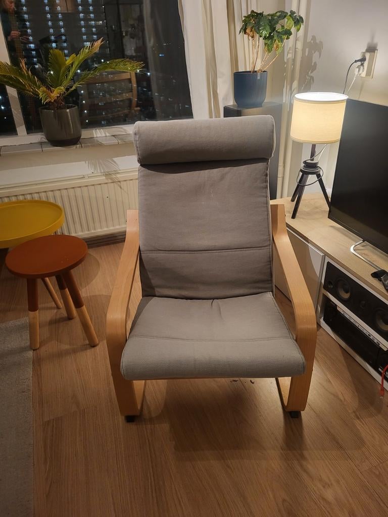 Poang stoel ikea, Ophalen, Gebruikt, 75 tot 100 cm, 50 tot 75 cm